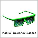 Gems™ Plastic Rainbow Fireworks Glasses®
